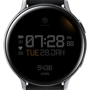 it's a view of watch face